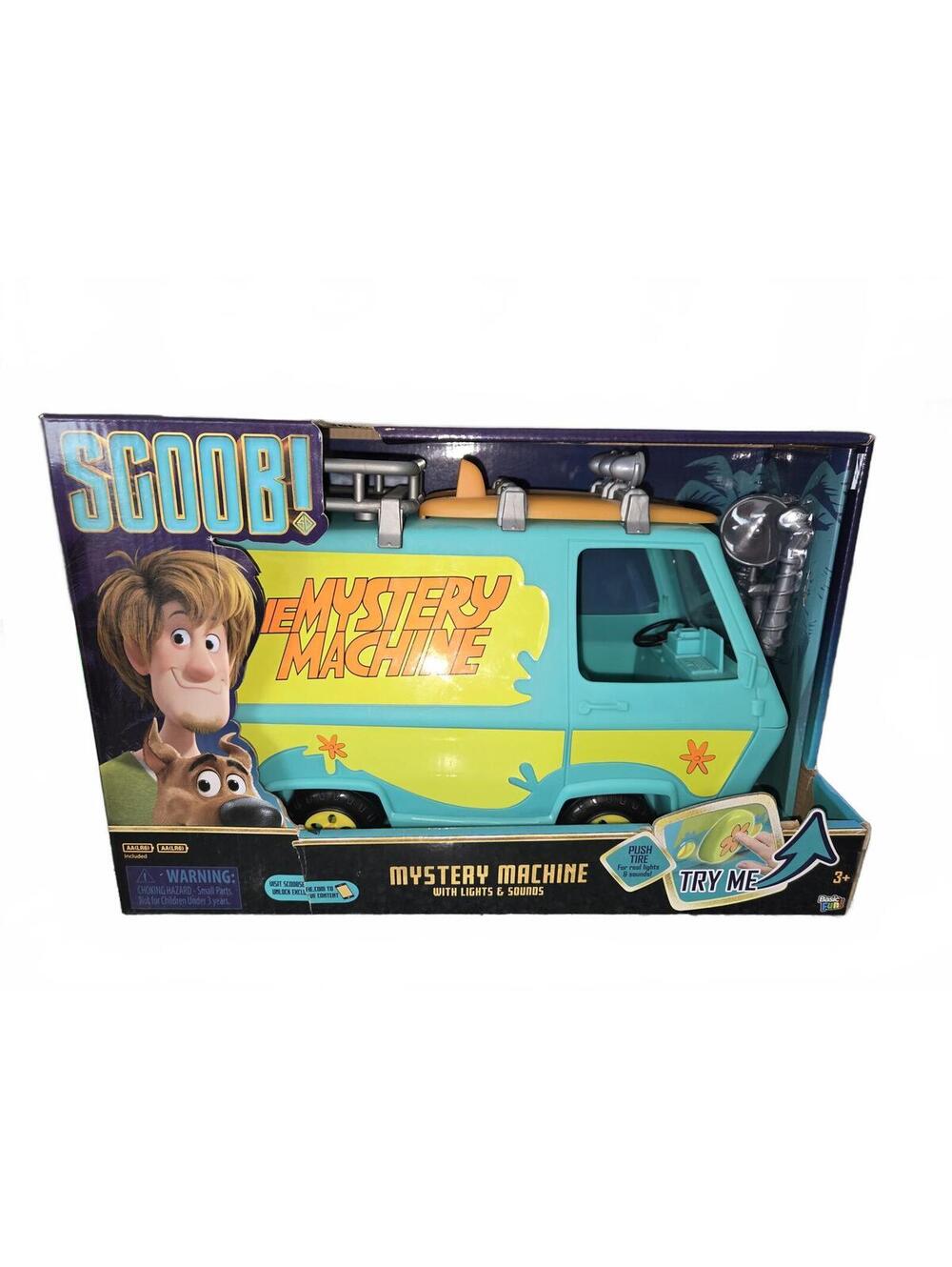 Scoob! Movie Mystery Machine Toy Van Lights & Sounds / Scooby-Doo / Sealed